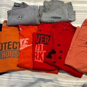 Huge lot of Men’s Under Armour Nike Tee Shirts Sports Cotton Size Medium